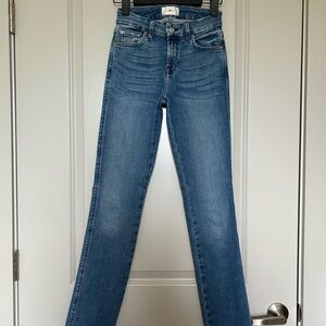 7 for all Mankind Kimmie straight jeans in medium wash
